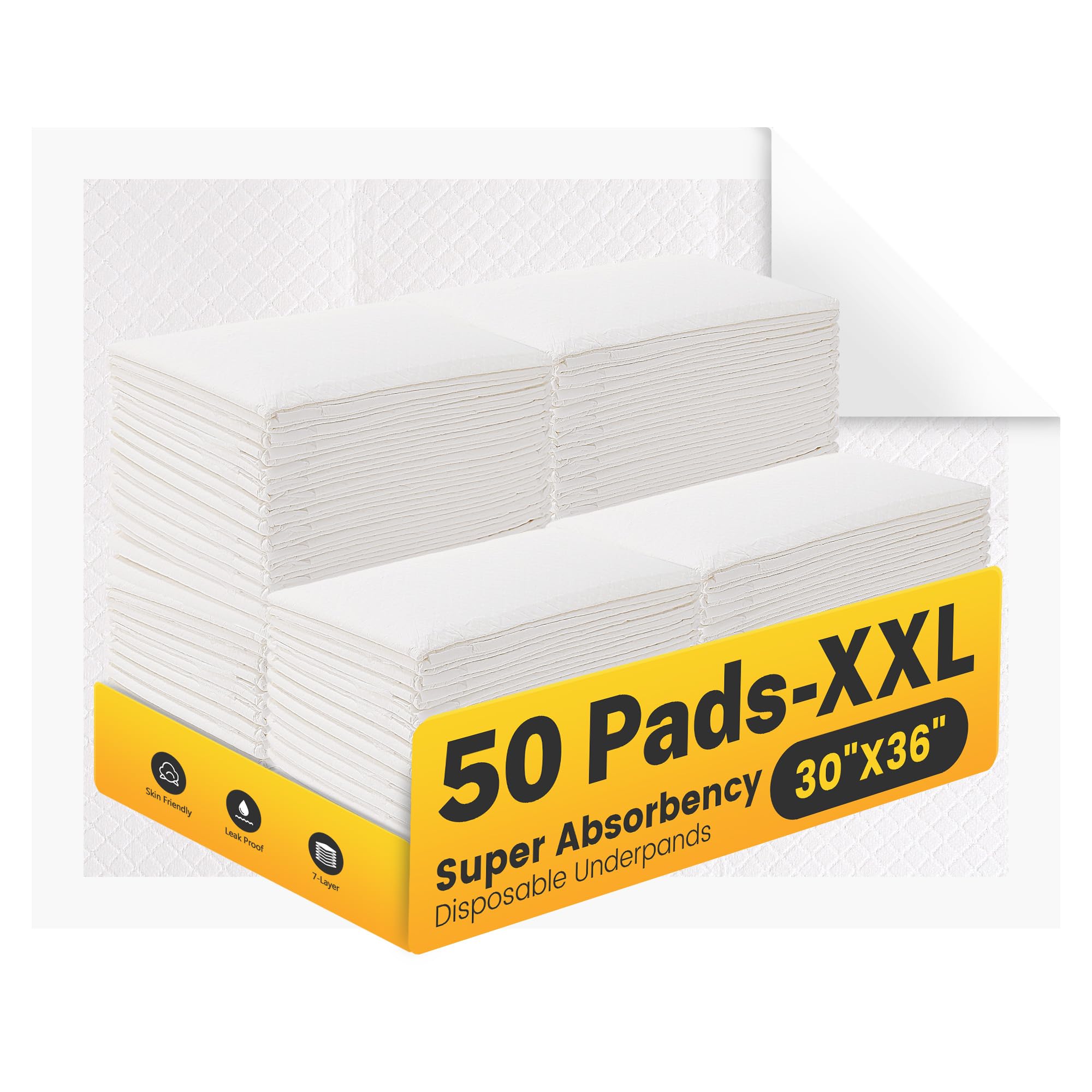 Alèses de lit jetables XXL pour incontinence adulte et chiot lot 50