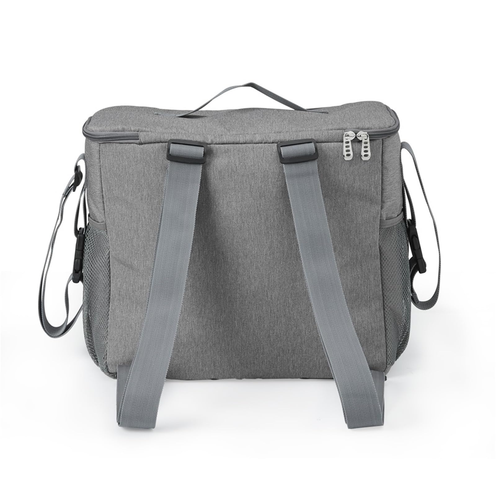 Wickeltasche Kinderwagen Mama Wickeltaschen Mutter große Kapazität Reisewindelrucksäcke mit Anti-Verlust-Reißverschluss solide Kinder Mutterschaft Stilltaschen Kinder Kinderwagen Taschen Organizer(Gra
