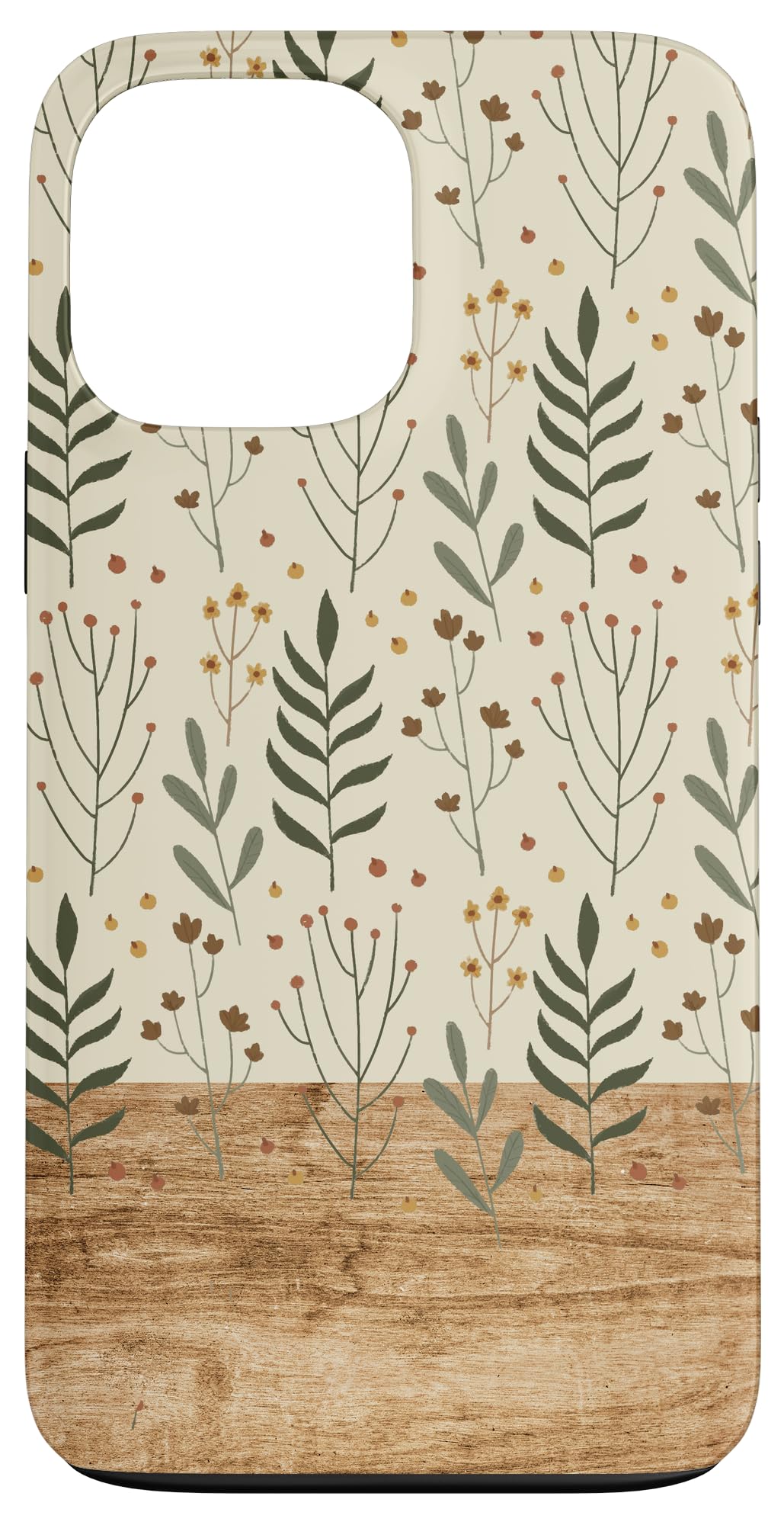 iPhone 13 Pro Max Boho Botanical Floral Pattern Flower Power Wildflowers Gift Case