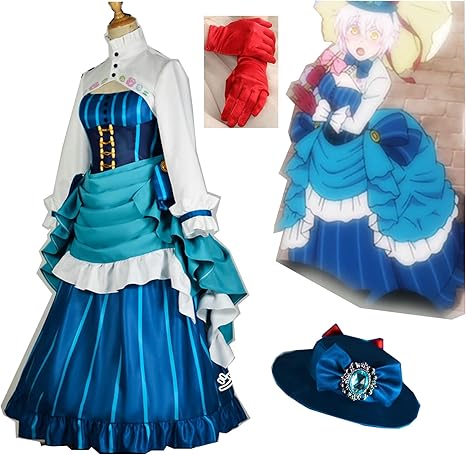 Amazon ヴァニタスの手記 ジャンヌ コスプレ 衣装 手袋と帽子 付き Jeanne イブニングドレス 変装 仮装 コスチューム ドレススカート 制服 大人 アニメ Cosplay イベント プレゼント 祭り 学園祭 文化祭 S 女性 コスプレ 仮装 通販