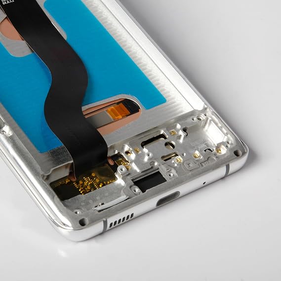 S20+ 5G OLED LCD Display +Cloud White Frame 6.67 Not 6.7 for Samsung Galaxy S20 Plus 4G SM-G985/S20+ 5G SM-G986 LCD Screen Replacement Touch Digitizer Assembly Kit