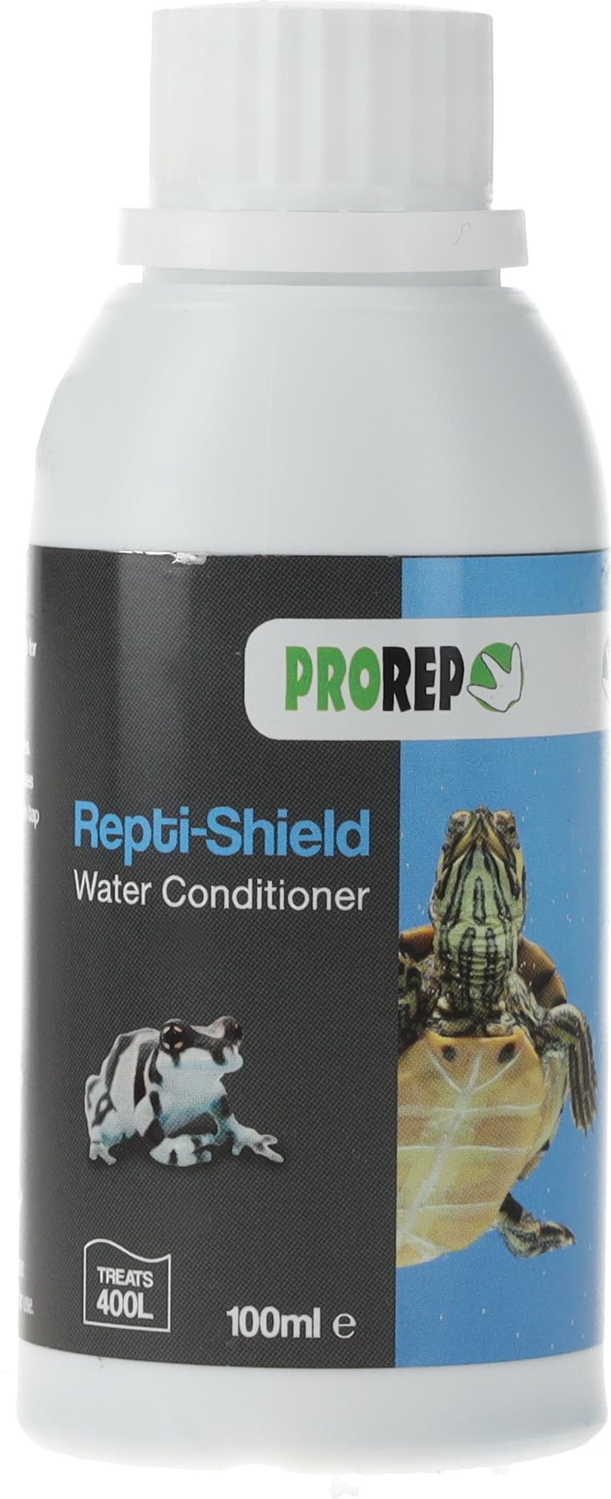 ProRep Repti-Shield Tap Water Purifier For Turtles, Reptiles & Amphibians – Removes Chlorine & Chloramines, Ph Neutral, Aloe Vera Formula, Safe For Tanks, Paludariums & Drinking Water (100ml)