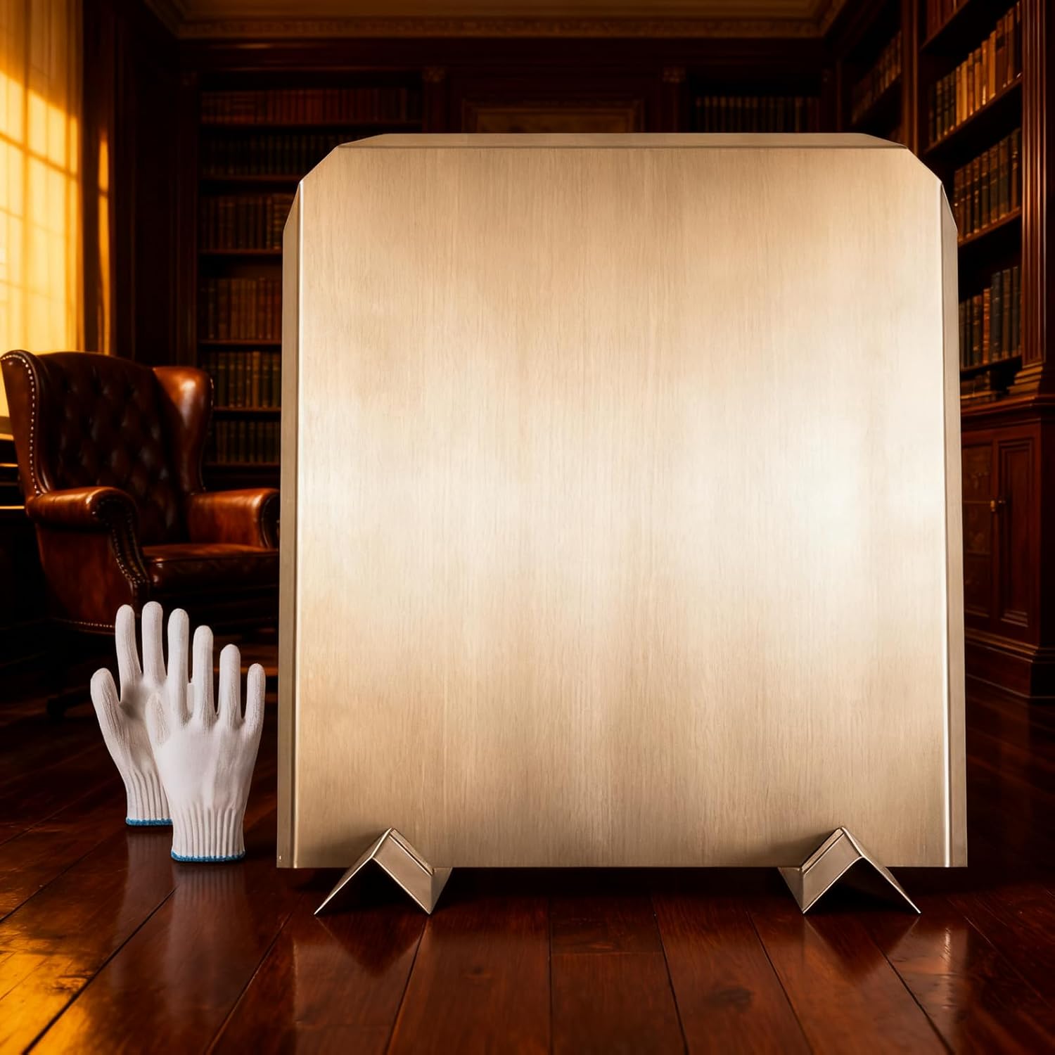 Fireplace Fireback | Winter Warming Panel,Fireplace Heat Reflect Stainless Steel Fireback Plate - for Cafe Apartment Living Room Guest Room Study Vacation Home Villa