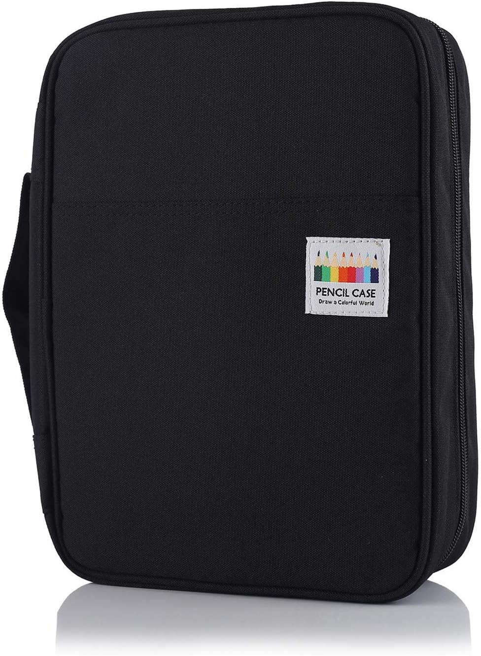 OVAKIA 220 Slot Colored Pencil Case Pen Bag With Zipper For Artist Storage