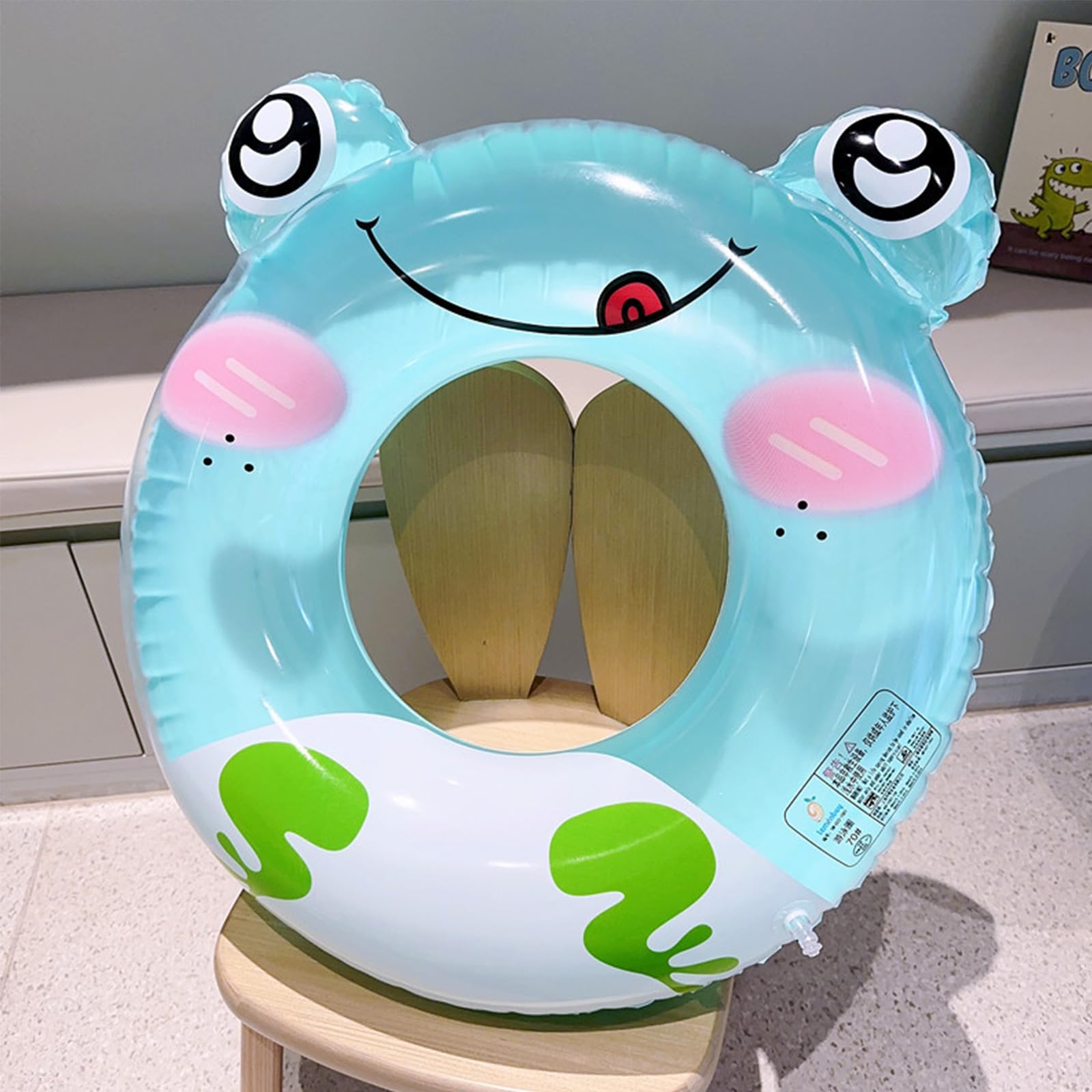 Amazon.co.jp: カエルの膨脹可能なプールフロート 水泳リング 楽しい水