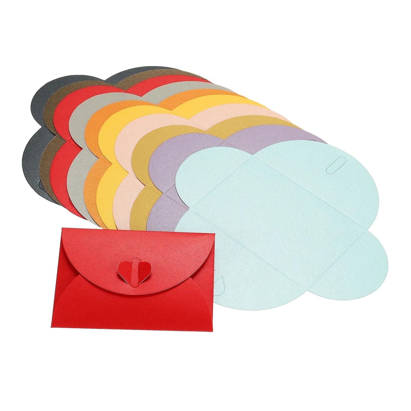 25 mini enveloppes colorées Pour Invitations