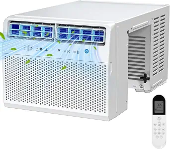 Antarctic Star 10,000 BTU U-Shaped Window Air Conditioner - Quiet, Energy Efficient, Cools up to 450 sq.ft
