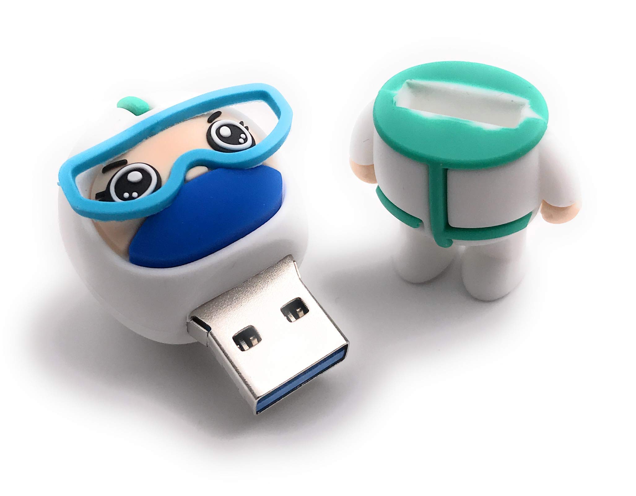 Onwomania Astronauta kosmiczny biały pendrive USB 128 GB USB 3.0