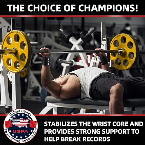 Miniatura 3 de Muñequeras, correas de muñeca para levantamiento de pesas con trabillas para el pulgar, ajustables, correas de gimnasio para levantamiento de pesas