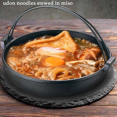 Miniatura 4 de TIKUSAN Sukiyaki Nabe Pot Shabu Shabu - Sartén para ollas calientes (9.4 pulgadas)