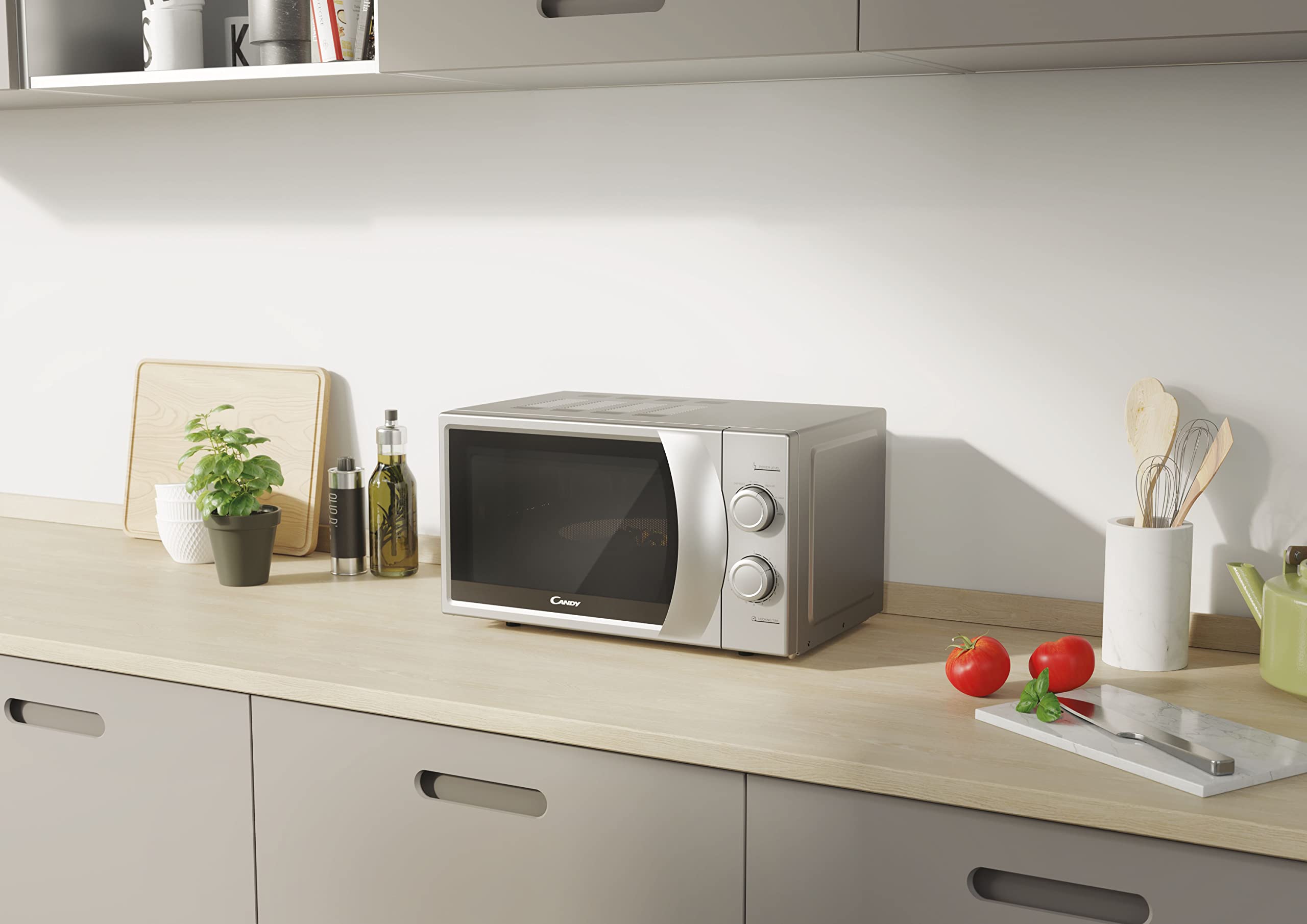 Candy CMW2070S Piano di lavoro Microonde combinato 20L 700W Argento forno a microonde (Ricondizionato)