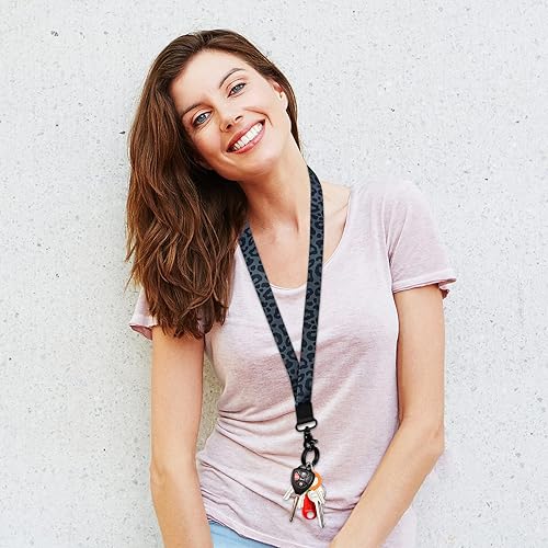 Miniatura 3 de Yiflin Cordón de cuello fresco, bonito llavero para mujeres y hombres, correa larga cómoda con 2 anillos