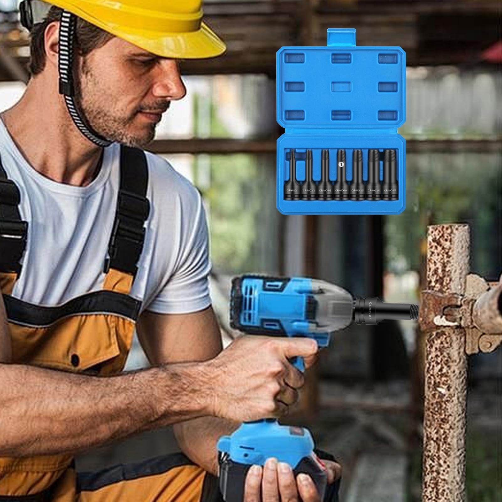 Strumento di rimozione delle viti spogliate – Kit di rimozione viti spogliate ad alta resistenza, kit di estrazione per viti compatto, kit di rimozione per viti spogliate