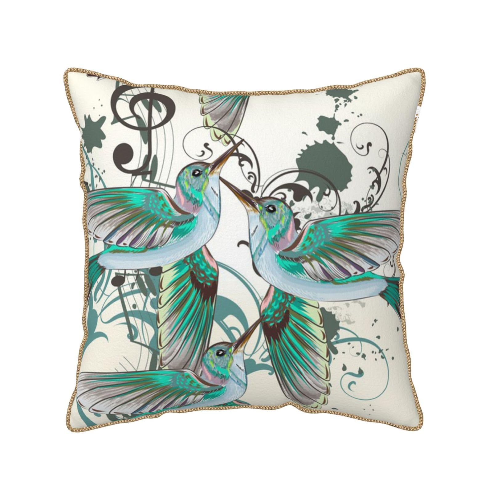 Housse de coussin en velours pour décorer votre salon style poétique bleu sarcelle