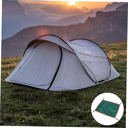 Miniatura 4 de ABOOFAN Toldo de lluvia para tienda de campaña con mosca, pantalla de sombrilla, huellas de tienda, lona de camping, refugio solar, accesorios para