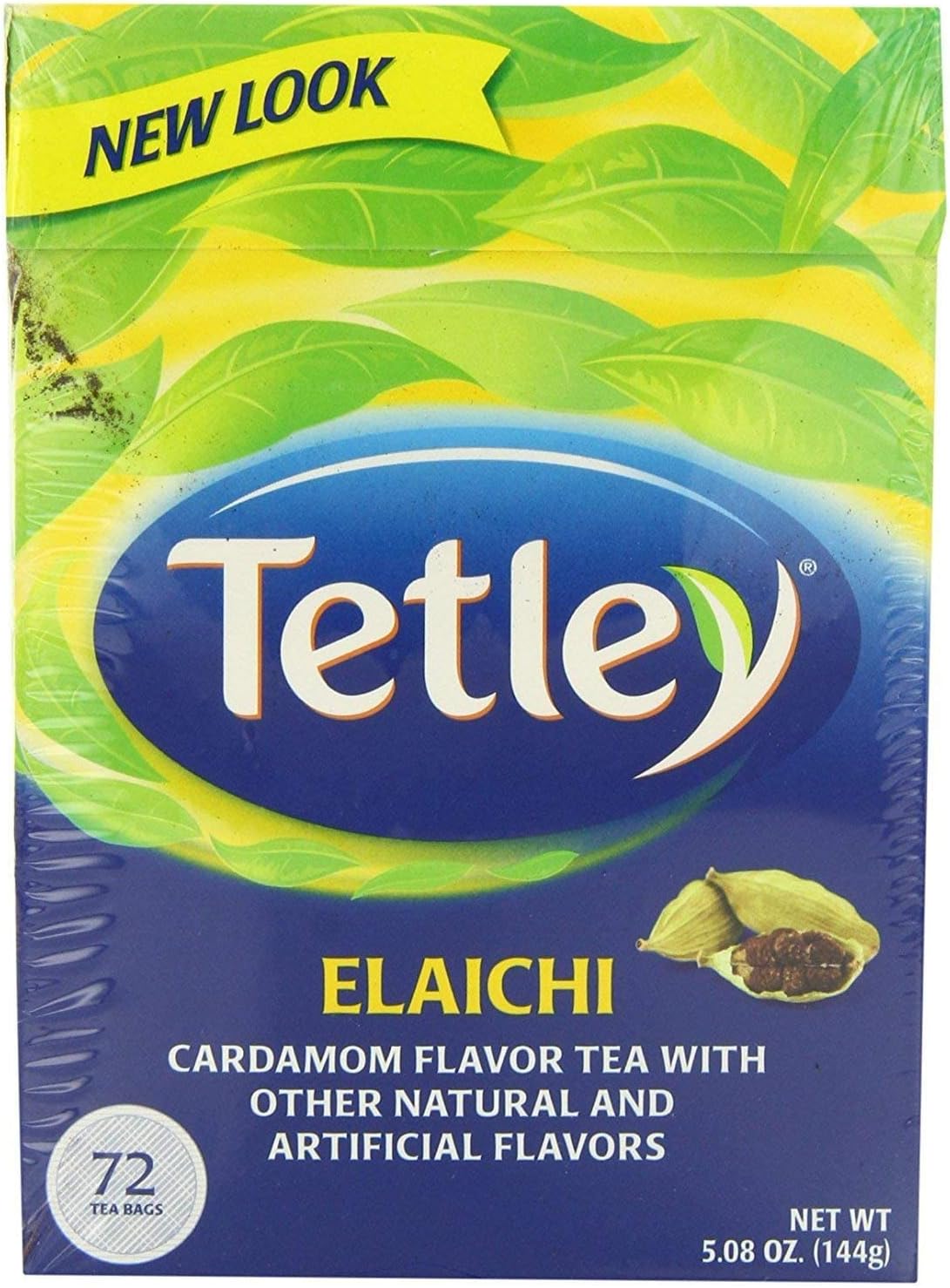 Tetley Tea, Elaichi, 72 Tea Bags