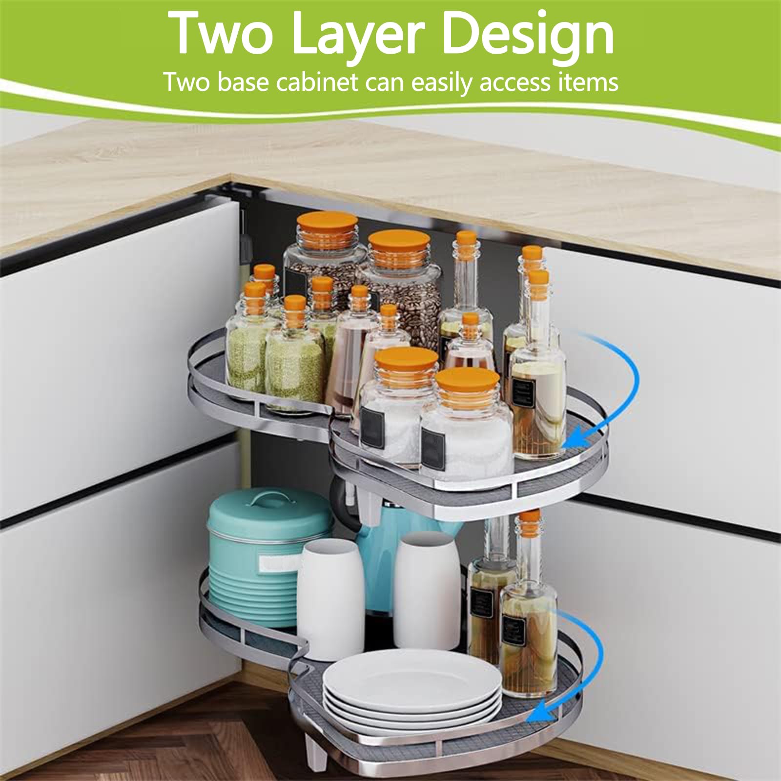 Pull Out Cabinet Shelf ProII™ Aluminum Adjustable Pull Out Shelf