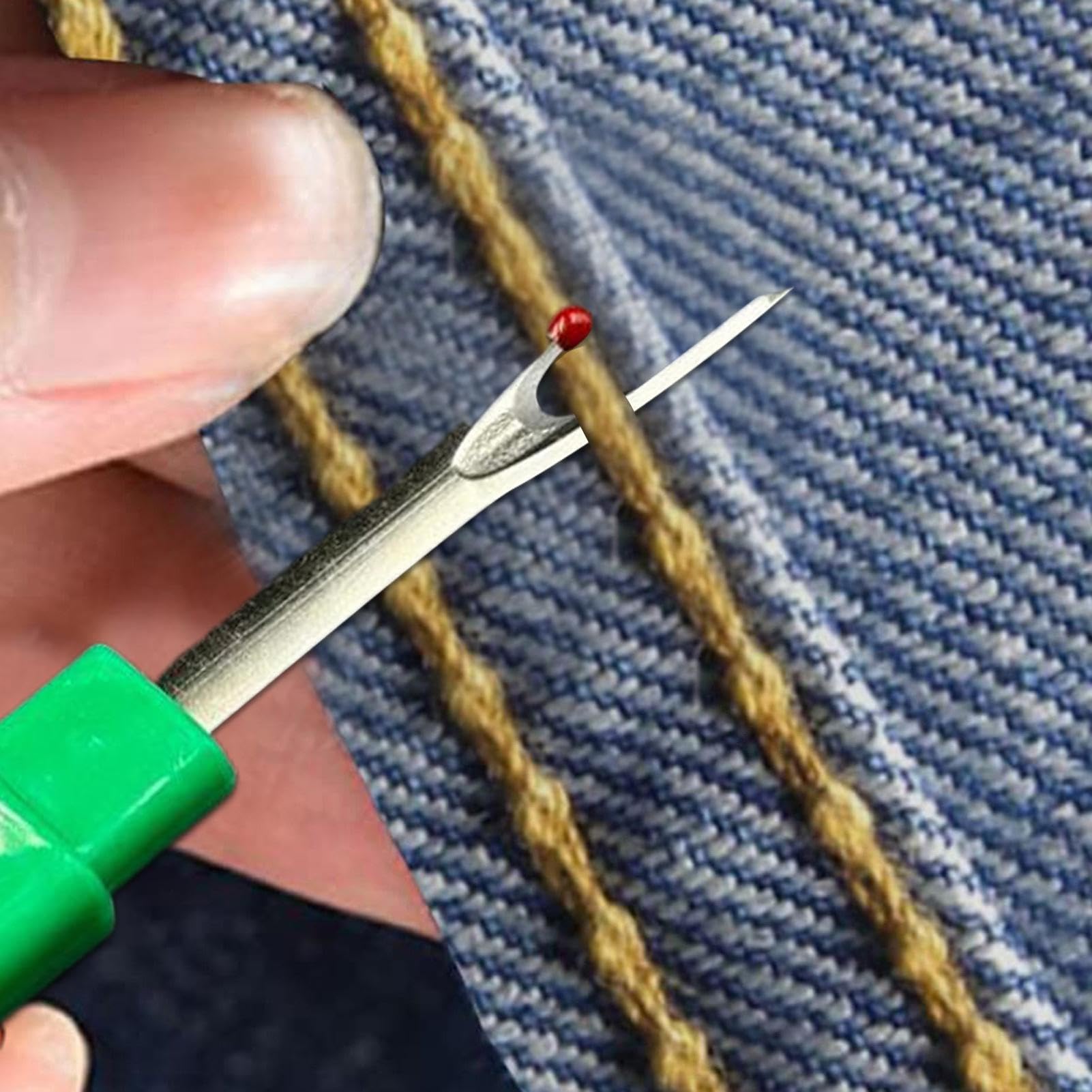 Generico Scucitrici Precisione Antiscivolo 2-in-1 Portatile | Levafili Da Ricamo Scucitore Per Sartoria Ricamo Casa Viaggio Artigianato Principianti Cucito Sarto