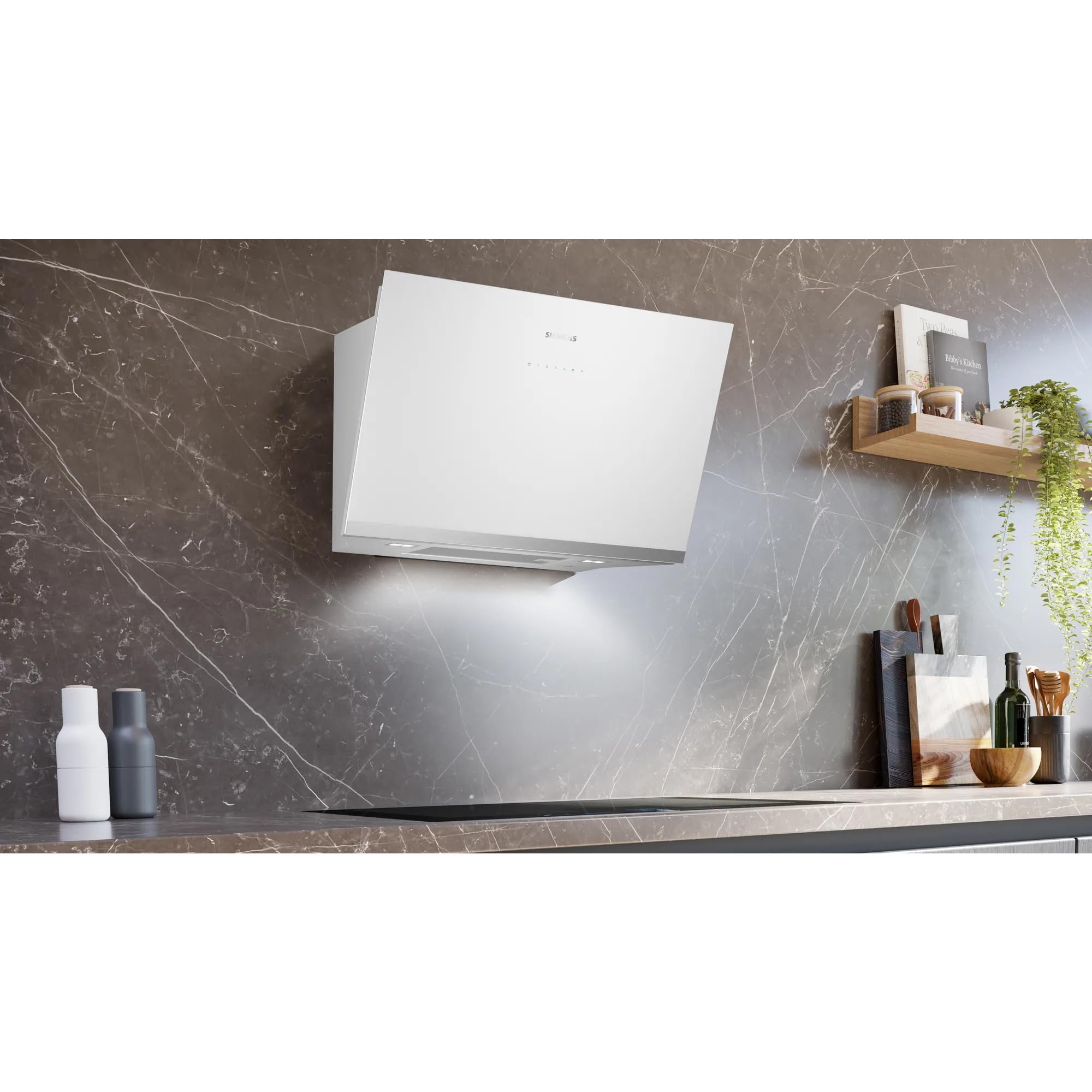 SIEMENS Hotte decorative murale LC81KAN20, IQ500, 80 cm, 915 m3/h, 4 vitesses