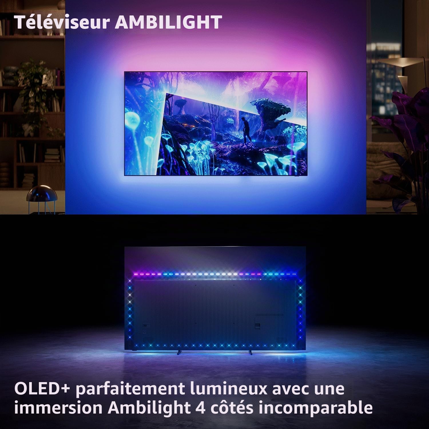 PHILIPS Ambilight TV 65OLED951/12 téléviseur Intelligent OLED 4K, 65 Pouces