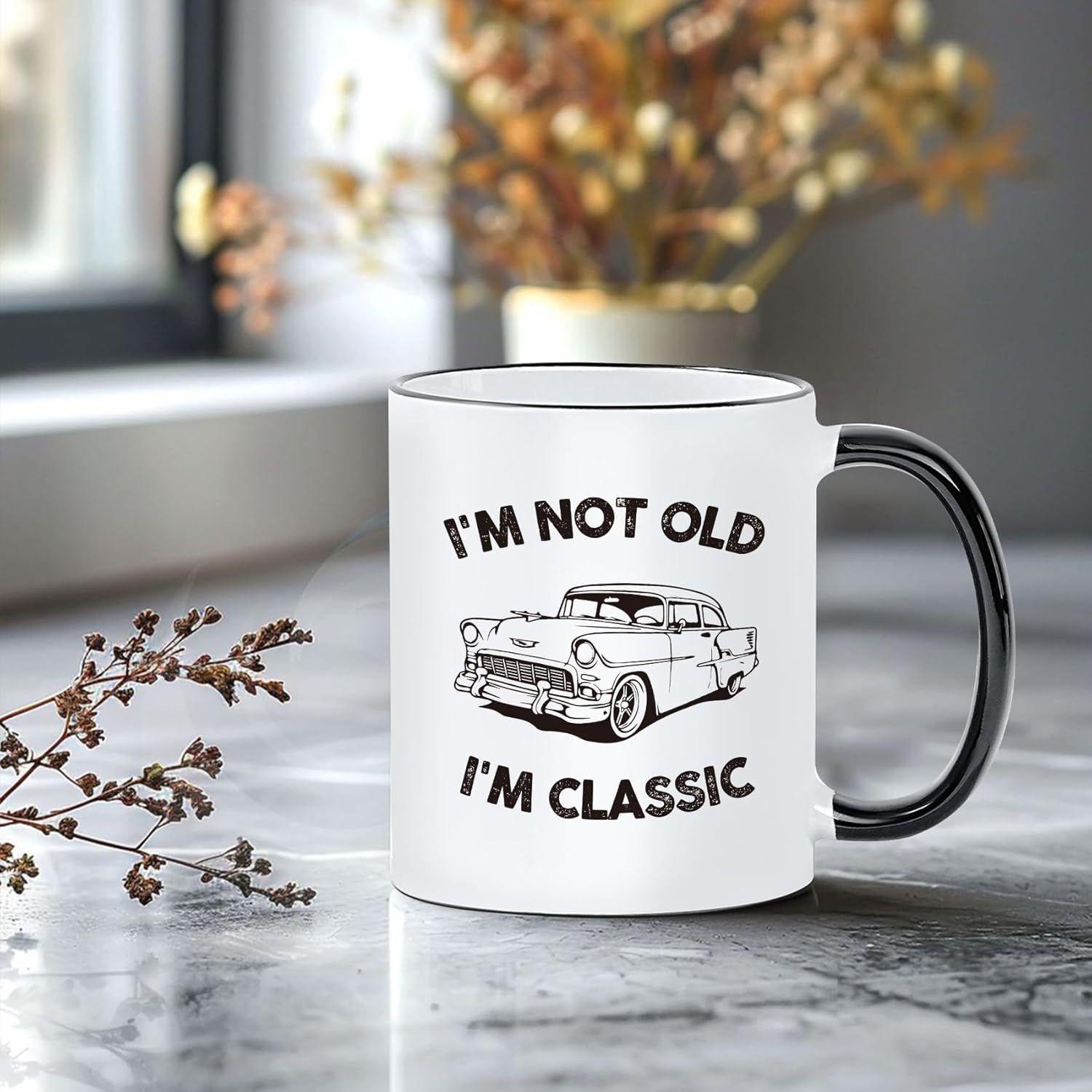 Birthday Gifts for Men - I'm Not Old I'm Classic Coffee Mug - Christmas Birthday Unique Gift for Men, Dad, Grandpa, Him, Husband Ceramic Coffee Mug 11 OZ -42 - Image 5