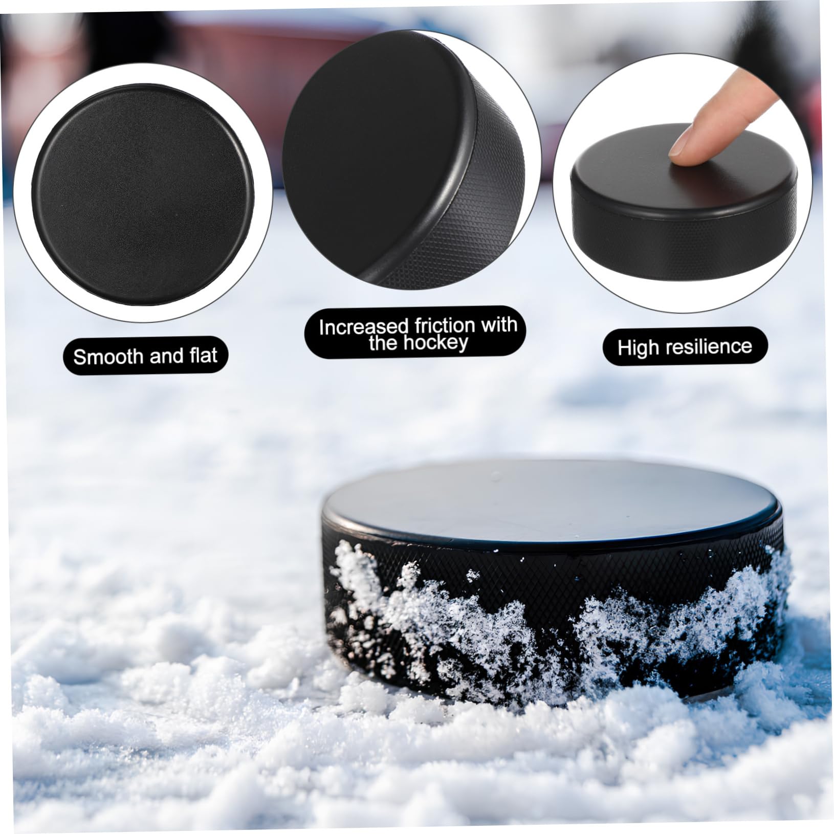 Palet Rondelles De Hockey Souples Rondelles De Hockey Oranges Rondelles De Hockey D'entraînement Rondelle De Hockey De Rue Rondelles De Hockey en Vrac Rouge PU