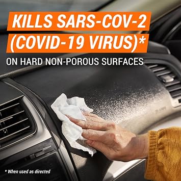 Armor All Car Disinfectant Wipes, Car Cleaning Wipes for Cars, Trucks, Motorcycles, 30 Wipes Each, 3 Pack