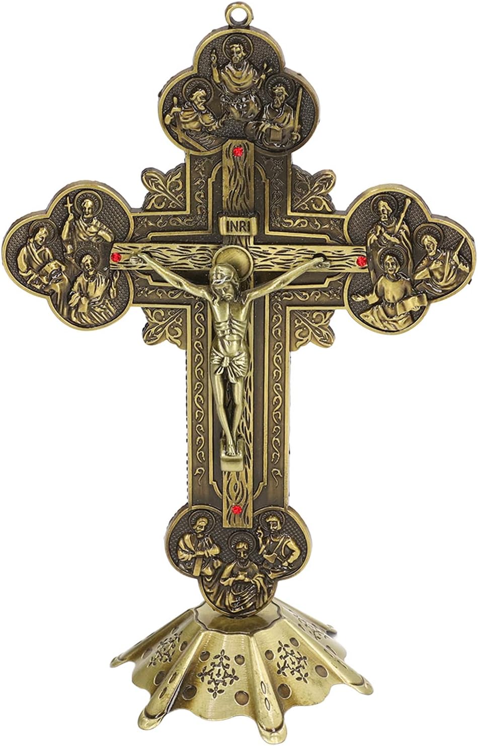 Holz Wandkreuz 30,5x20,3cm - Keltische Handschnitzerei Für Heimdekoration