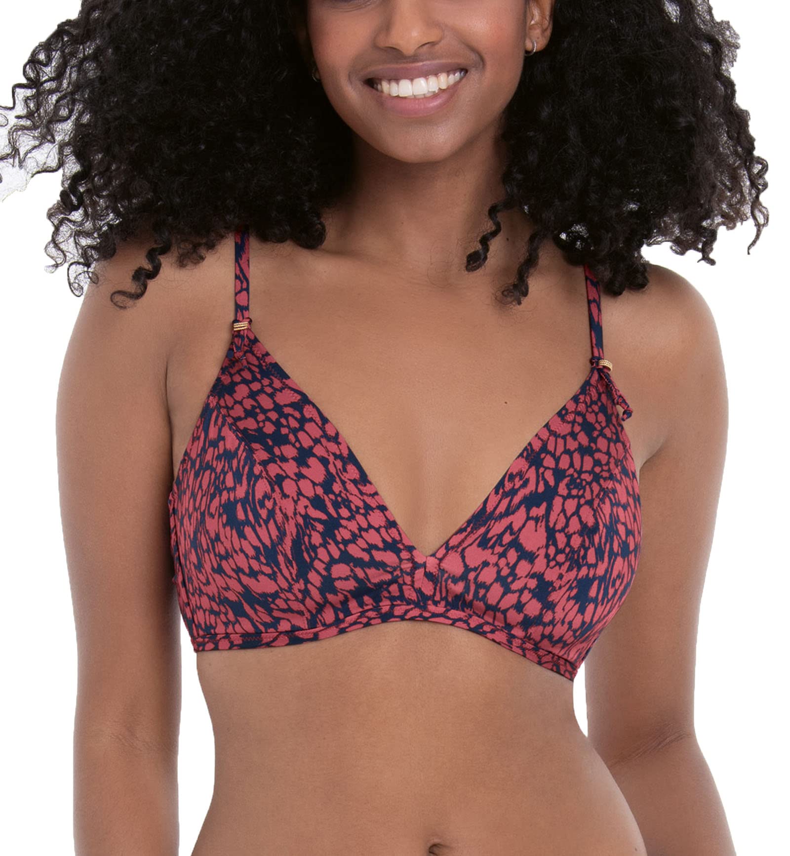 Anita Marble Beach Marielle Underwire Multiway Bikini Top (8799-1),32E,Rosewood