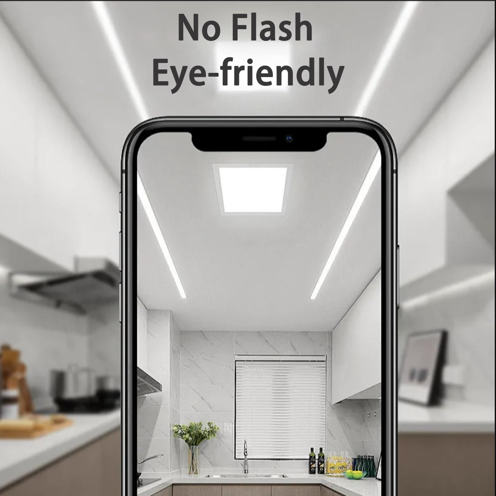 Lámpara de Techo empotrada de bajo Consumo, 240 LM, 4 W, LED, Panel Ultrafino de 10 cm, for baño y Pasillo, fácil instalación.(9Pack,6000K)