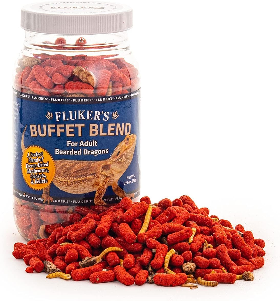 Fluker's Buffet Blend Adult Bearded Dragon Formula, 2.9 Ounc