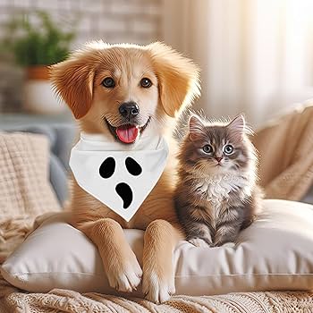 相談中　❤︎ハロウィン　D柄❤︎　２４枚セット　　バンダナ　小型犬　トリミング ❤︎ハロウィン D柄❤︎ 24枚セット ペット バンダナ 小型犬