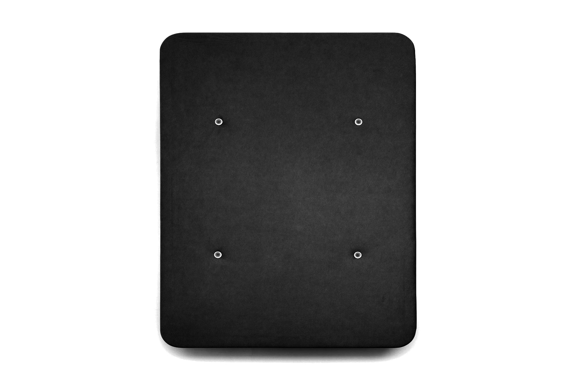 HOGAR24 ES - Base Tapizada en Color Negro - Tejido 3D Transpirable - Estructura Reforzada - Estabilidad y Durabilidad - Incluye Juego de 6 Patas de 32 cm - Medida: 135x190 cm