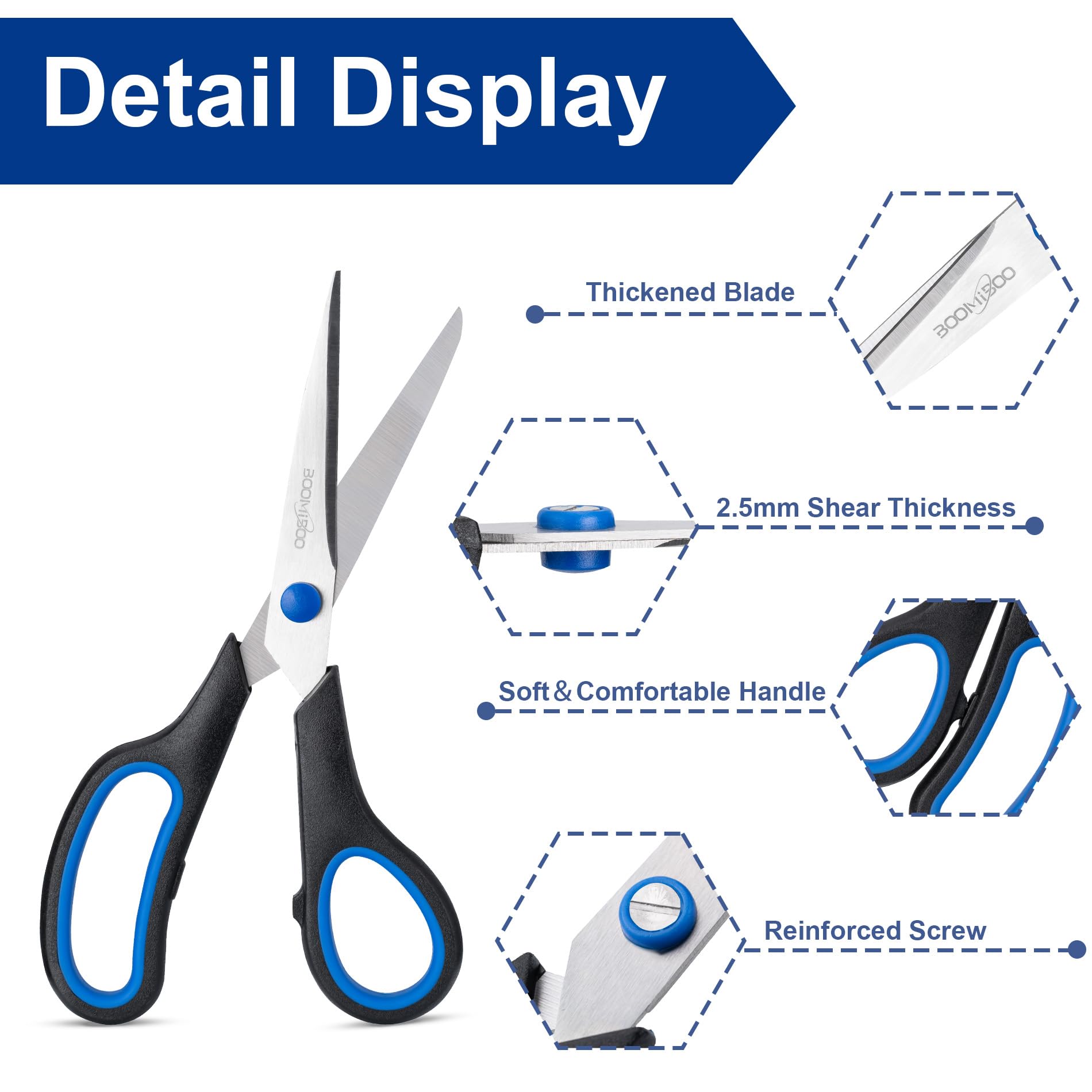 Amazon.com : Scissors, BOOMIBOO 8