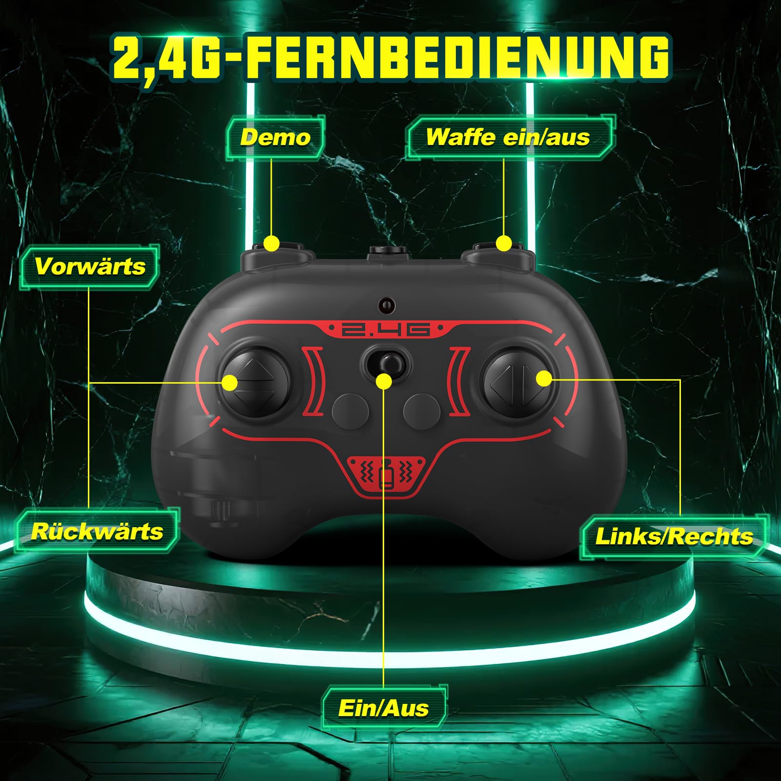 Ferngesteuertes Battle Roboter, RC Fighting Roboter Spielzeug für Kinder, RC Auto mit 360° Drehung & Waffen, Interaktives Ferngesteuertes Spielzeug Geschenke für Jungen ab 5 6 7 8 9 10 11 12 Jahren