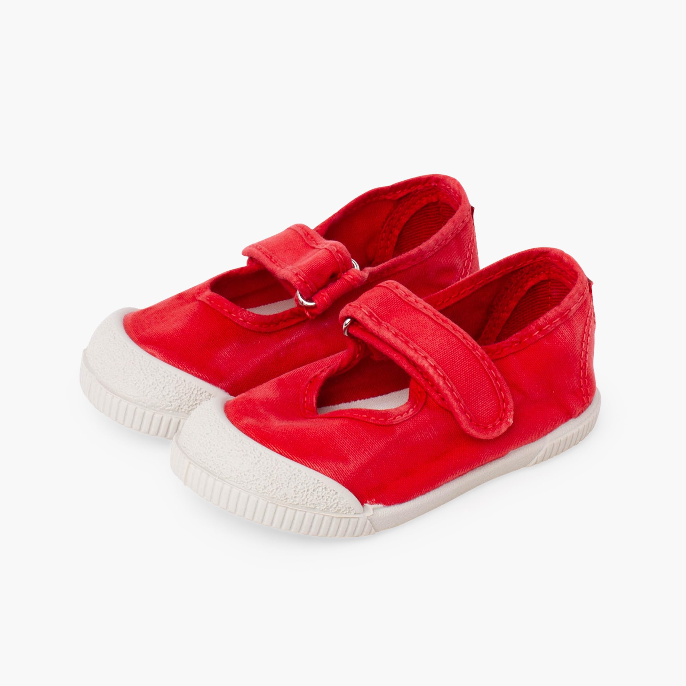 Pisamonas Ballerine con Cinturino Barefoot in Tela Lavata