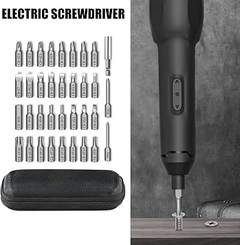 Intelligent Cordless Power Screwdriver USB Rechargeable Screwdriver for Projects Remote Control Model Maintenance Tool