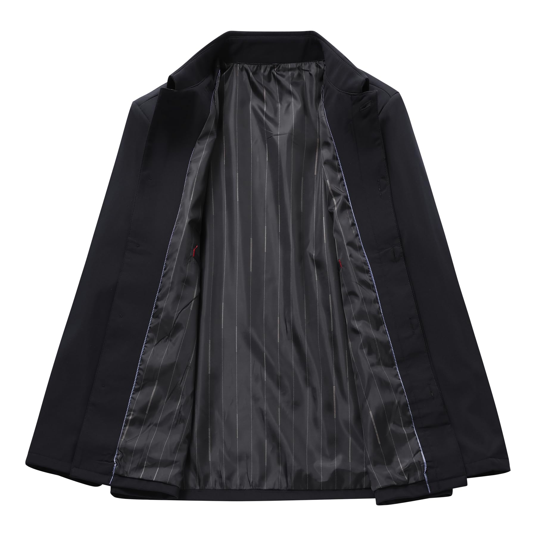 Allthemen Blouson Décontractée Homme Couleur Uni Vest de Transition Ample Boutonné Jacket Léger Coupe-Vent Sport