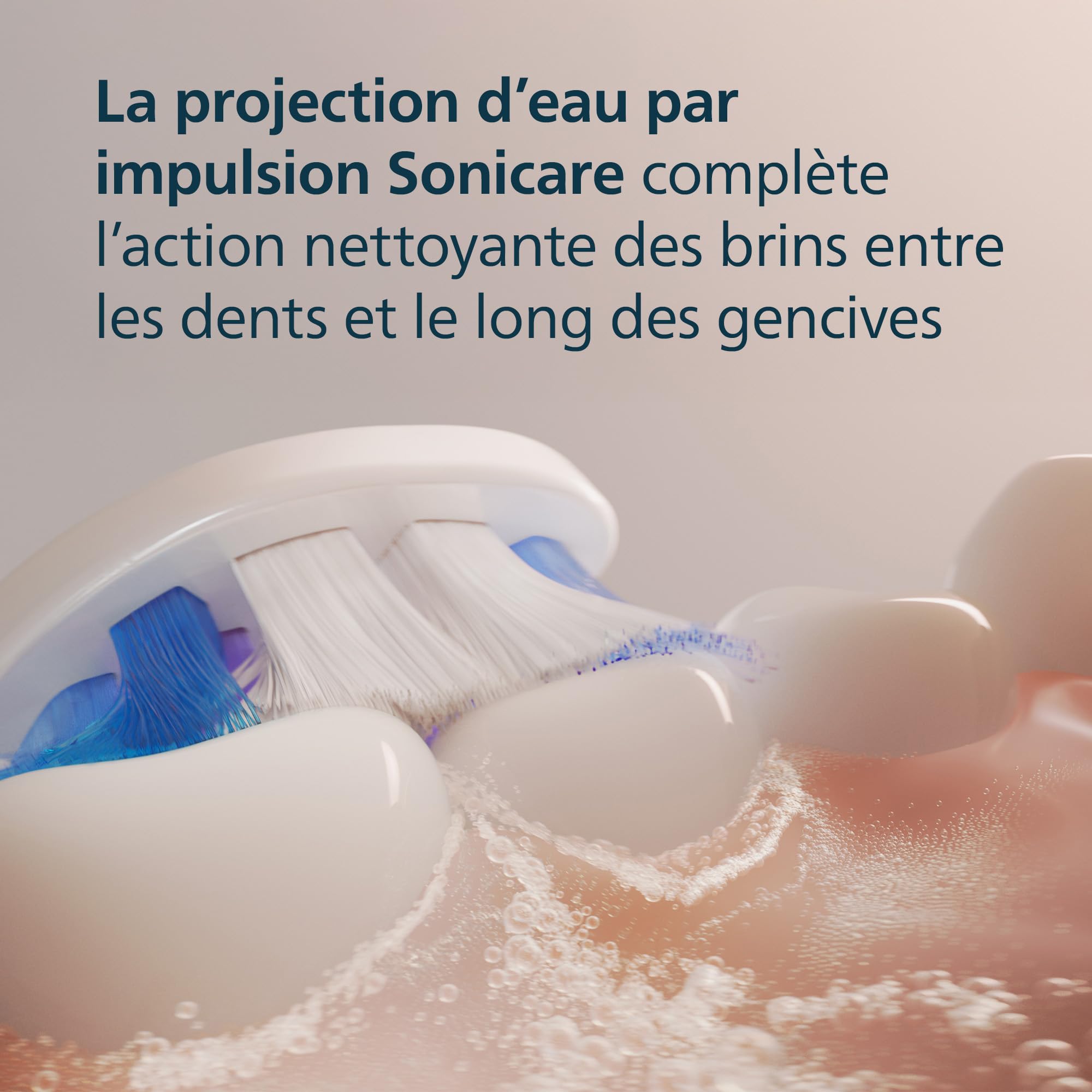 Philips Sonicare S2 Sensitive - têtes de brosse à dents de rechange d'origine, blanc, lot de 4, HX6054/87