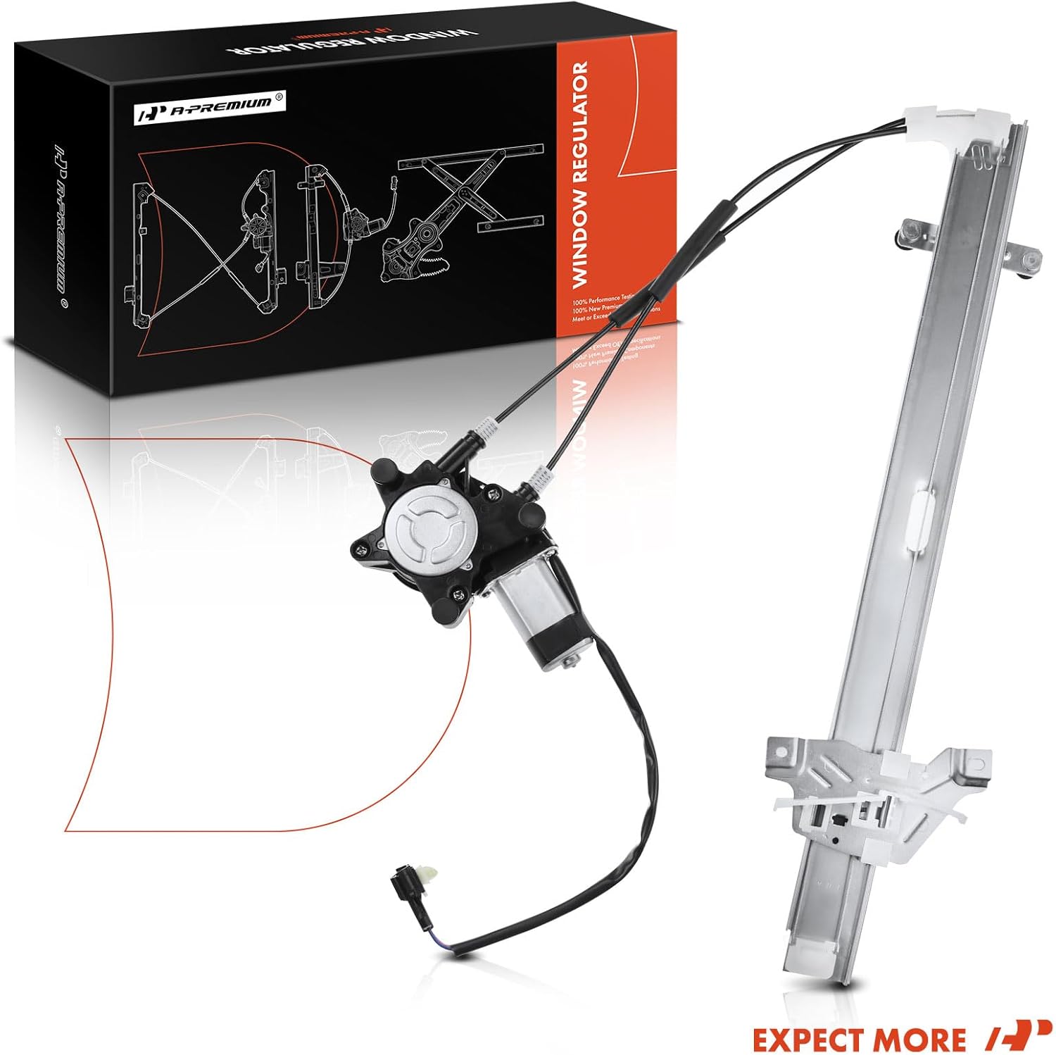 A-Premium Power Window Regulator with Motor Compatible with Kia Sportage 2000-2002 4 Door Front Left Driver Side