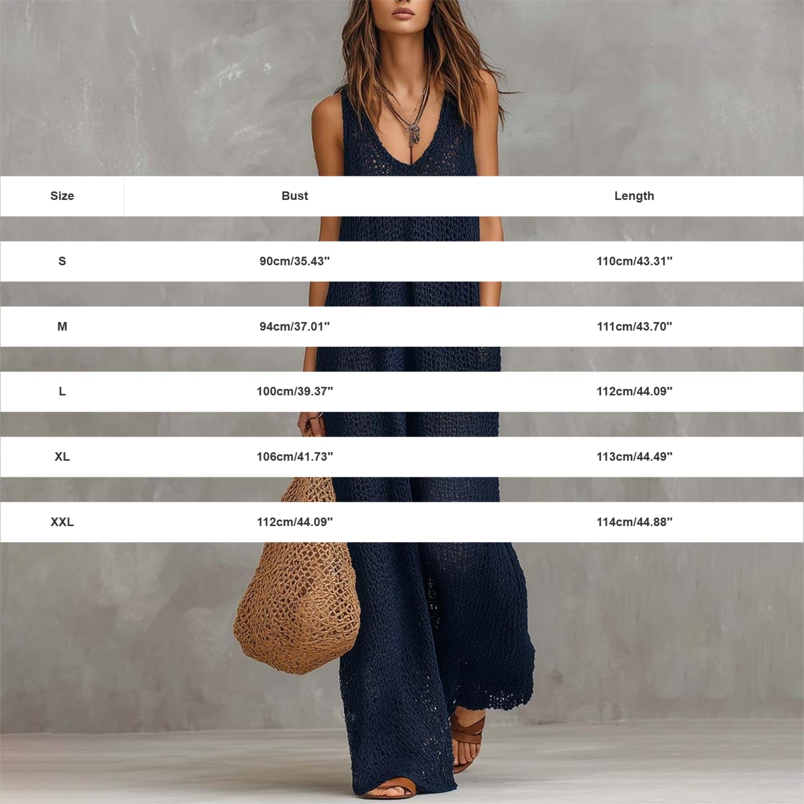 Mono para mujer, de verano, largo, sin mangas, elegante, bohemio, para la