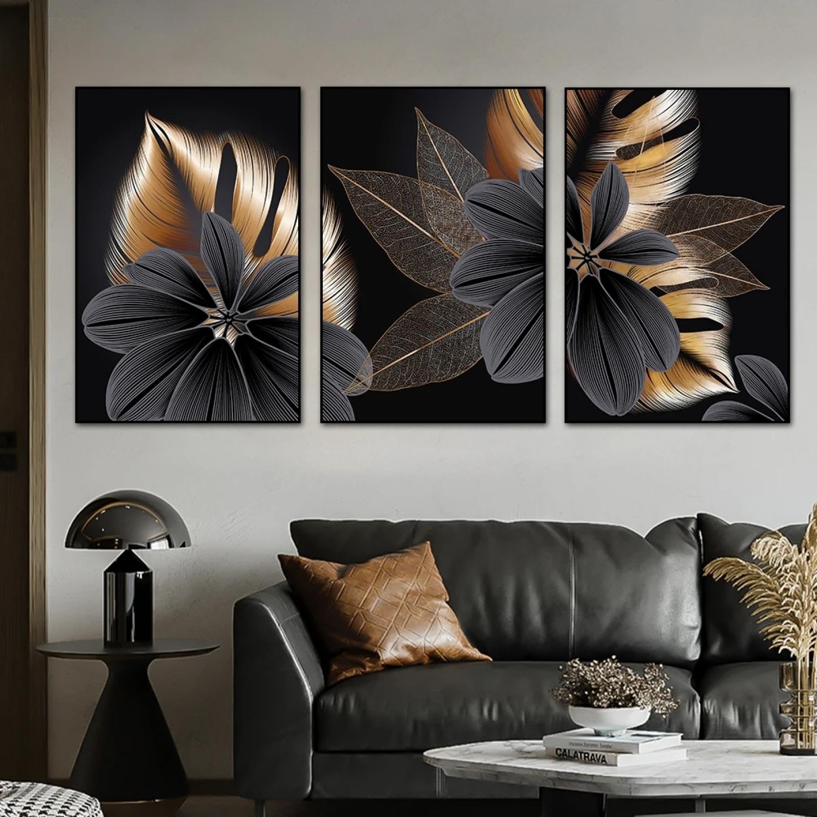 Impression sur toile chic et moderne style affiche d'art abstrait - 8