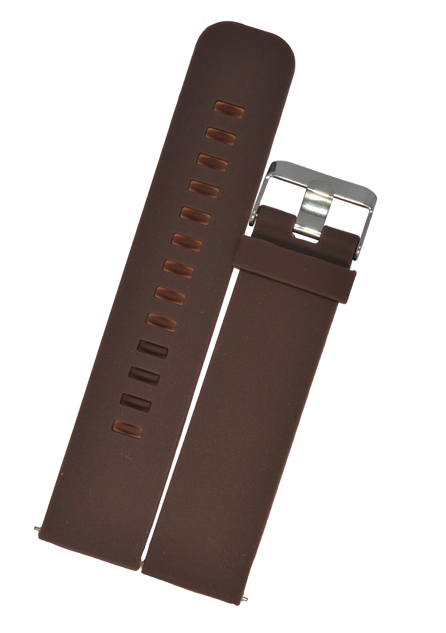 SURU® 20MM "Quick Release" Silicone Watch Strap / Watch Band (Width- 20mm /Colour- Brown) D663 (B08WLWSB37) Amazon Price History, Amazon Price Tracker