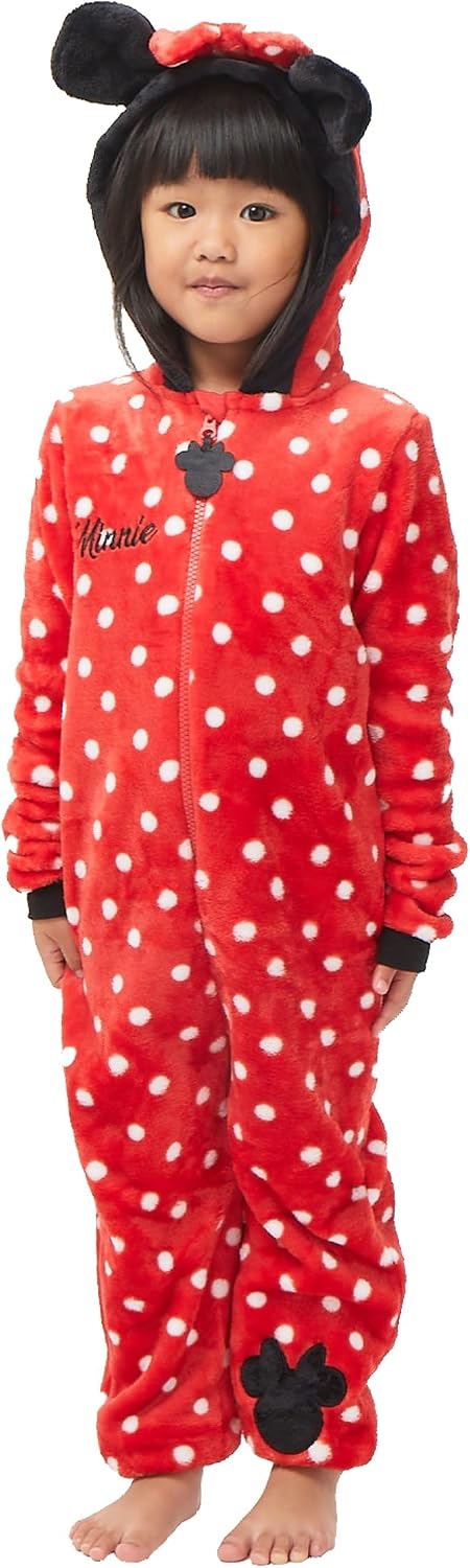 Disney Onesie | Minnie Mouse Onesie For Girls | Girls Pajamas