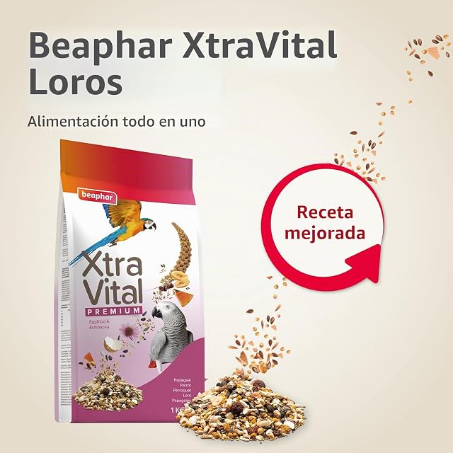 Foto 2 de 6 de Beaphar Xtravital Loros - Alimentación Premium - Contiene Frutas, Semillas y Cereales