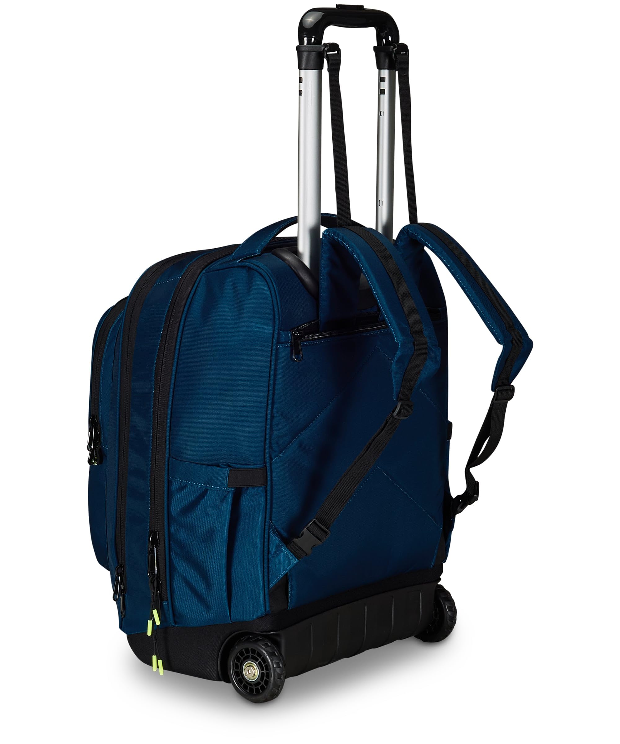 Invicta Trolley Scuola Bump Change Line Color, Blu, 2 in 1, Zaino Doppio Scomparto Con Carrello Fisso, Tasca PC e Borraccia, Organizer e Crossover System, Viaggio