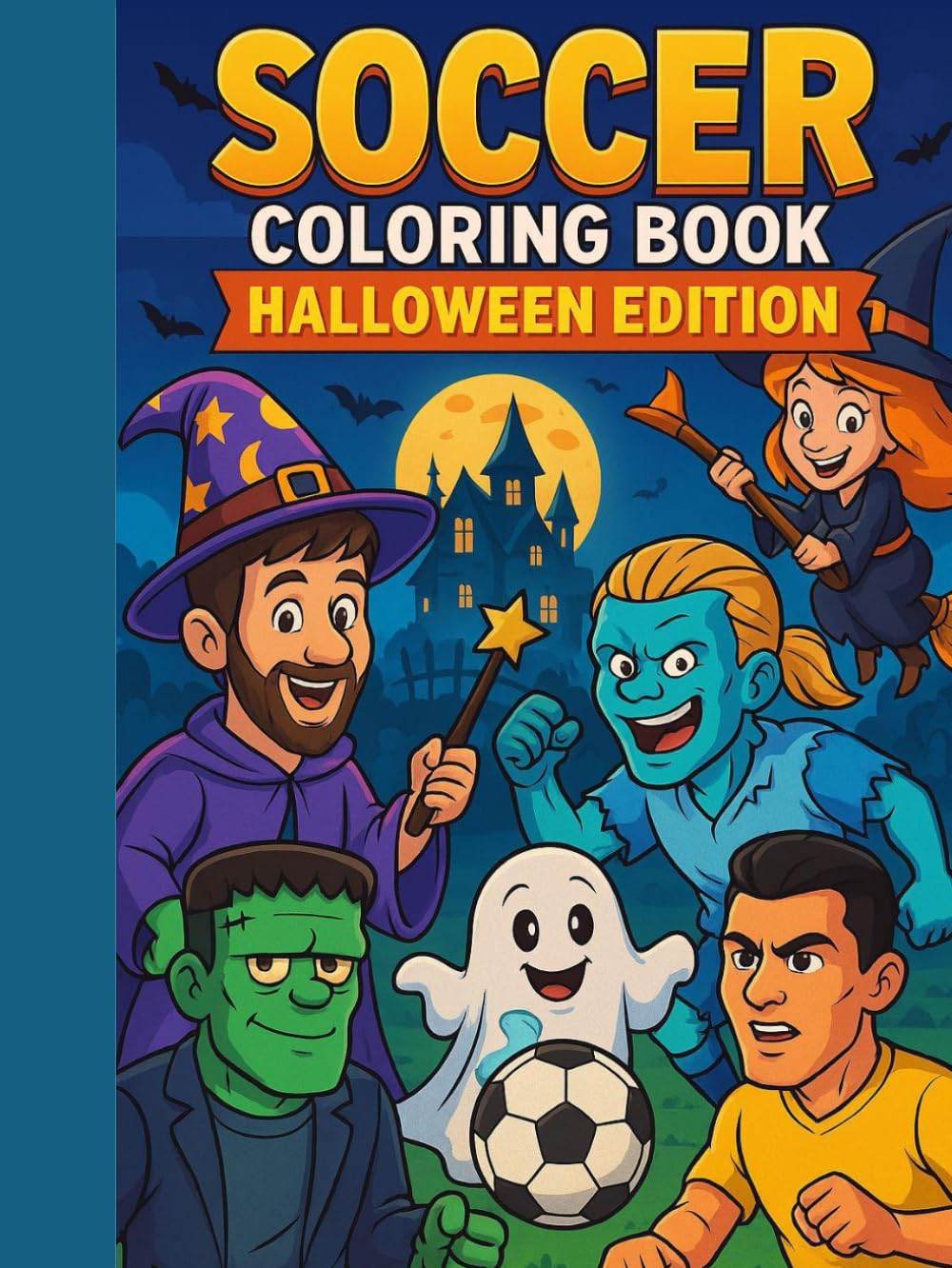 SOCCER COLORING BOOK HALLOWEEN EDITION