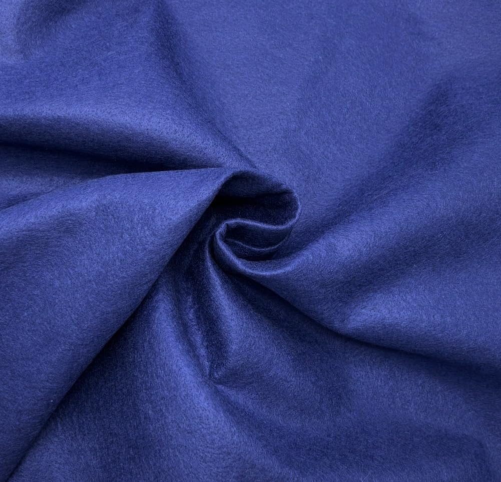 Felt Fabric Plain Colour Polyester 3 Different Sizes: A4 Sheets/Half metre/Metre 90cm Wide (Dark Navy, 6 x A4 Sheets) โ image 1