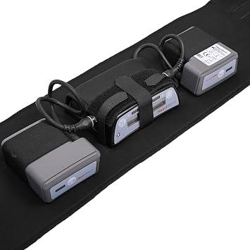 LVAD Gear Sleeping Belt for HeartWare Adjustable Night Support Belt with Secure Controller Pocket & Battery Holders Breathable, Heat-Resistant LVAD Sleep Solution (LV107-S/M)