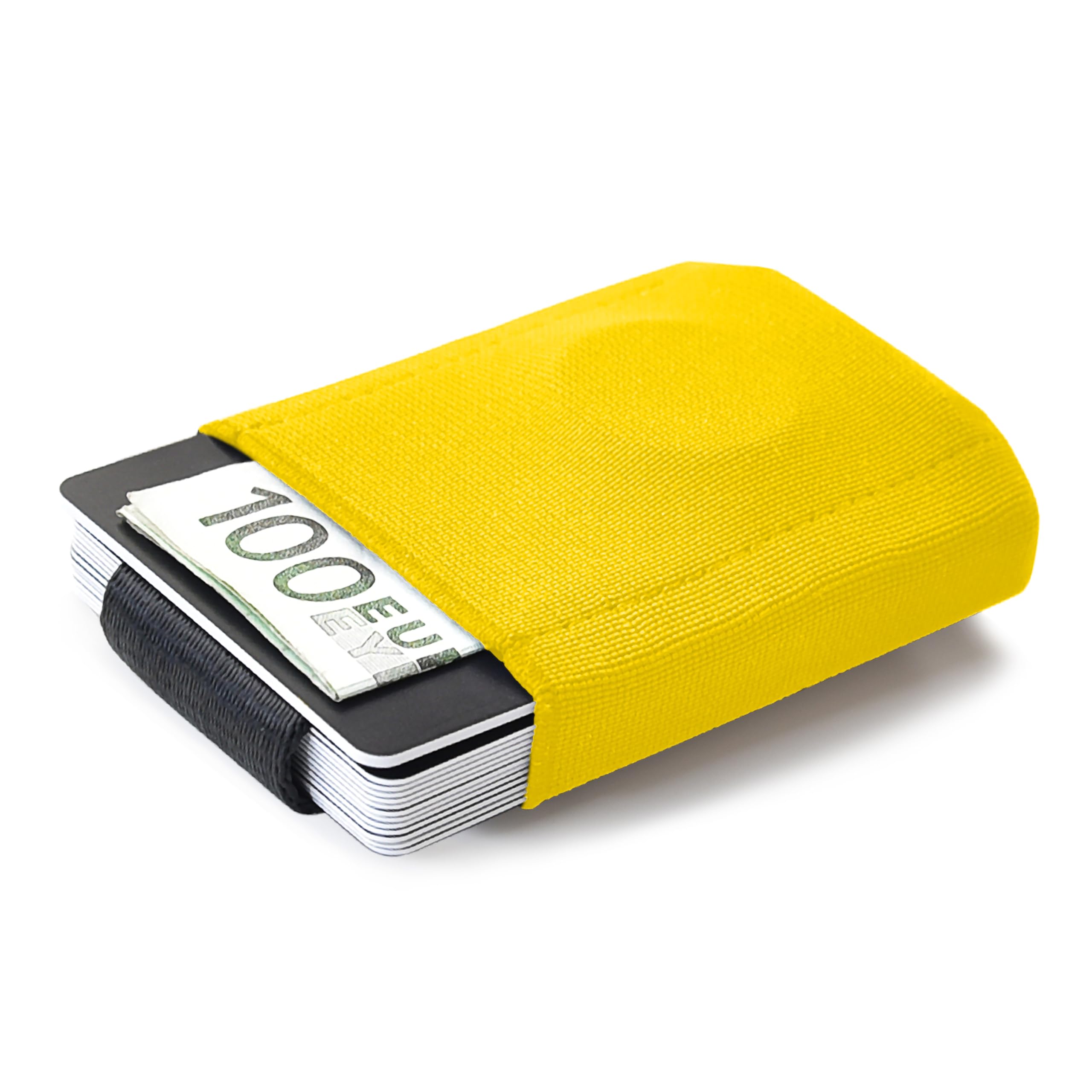 Jaimie Jacobs Borussia Dortmund X Nano Boy Mini Wallet BVB Fanartikel kleine Geldbörse aus Textil, Kartenetui für Herren und Damen (BVB Schwarzgelb)